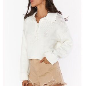 Show Me Your MuMu Crawford Cream Chunky Knit Sweater